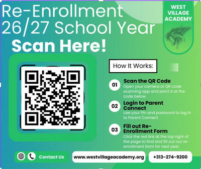 Re-Enrollment for the 26/27 School Year!